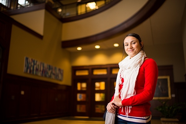Graduate student Ayris Gonzales talks about her experience at GVSU.